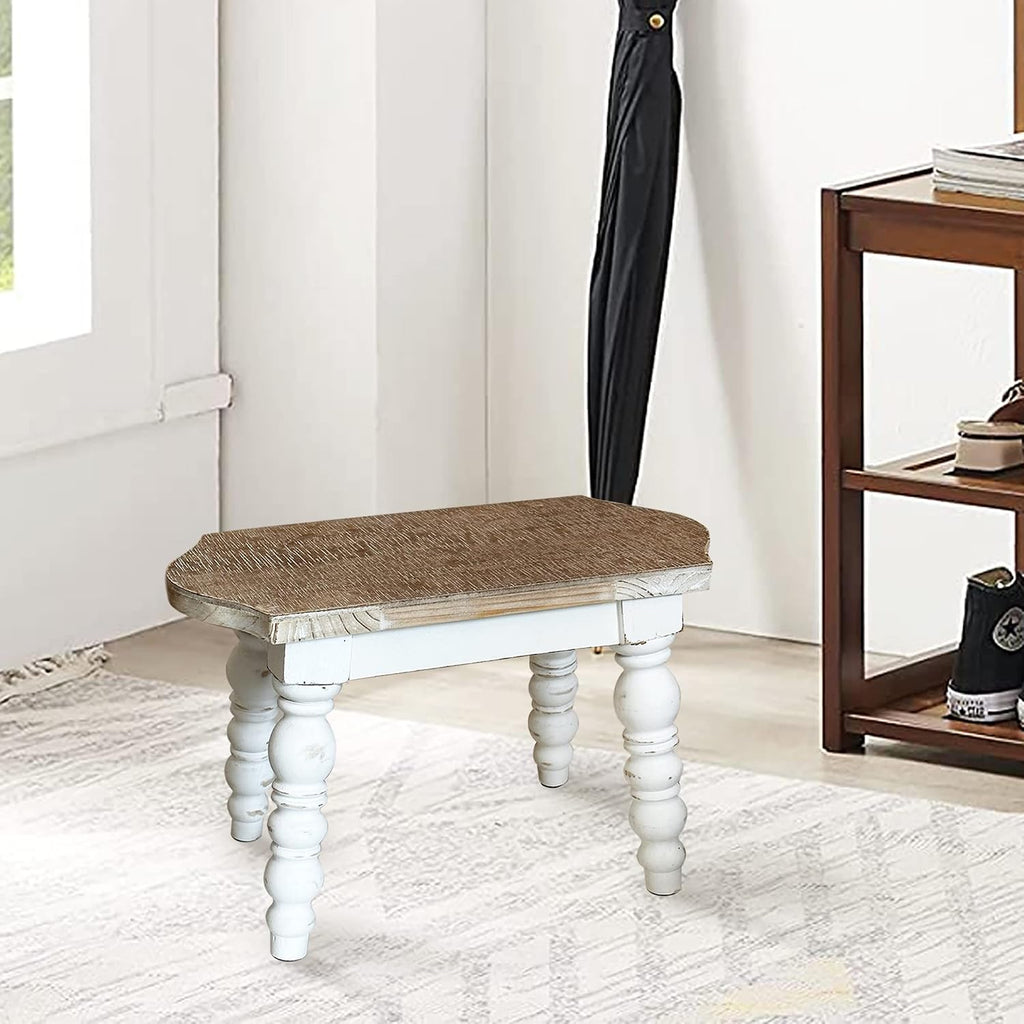 Cozy Farmhouse | Solid Wood Step Stool & Versatile Plant Stand