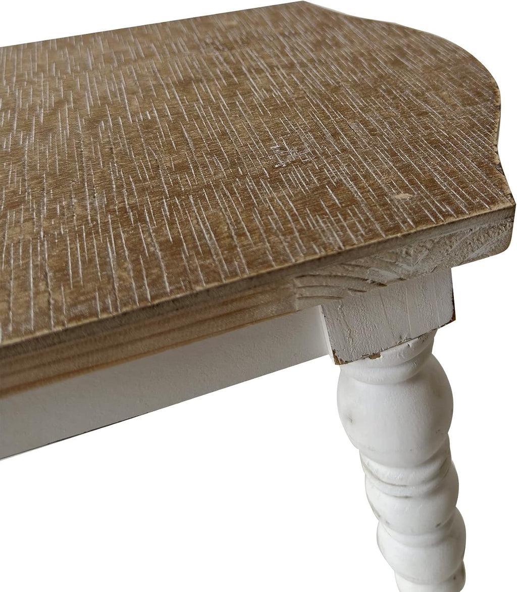 Cozy Farmhouse | Solid Wood Step Stool & Versatile Plant Stand