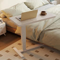 Flexible Comfort | Adjustable Rolling Overbed Table with Tilt-Top Desk