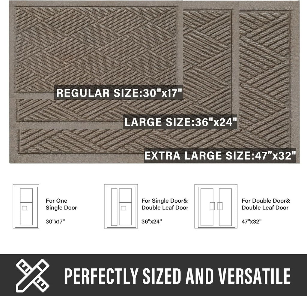 Step Into Comfort | Absorbent, Dirt-Resistant & Non-Slip Entryway Mat