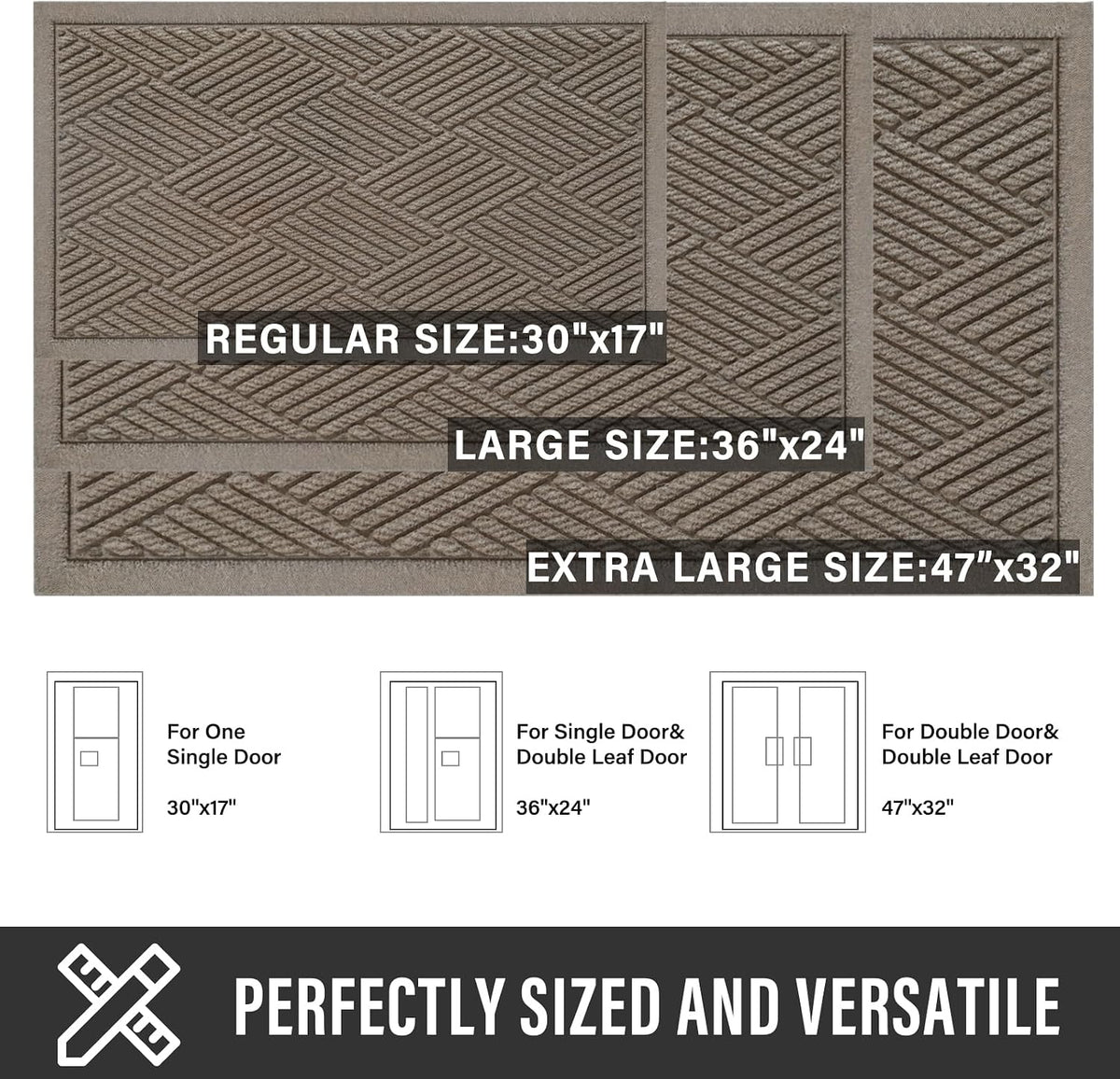 Step Into Comfort | Absorbent, Dirt-Resistant & Non-Slip Entryway Mat