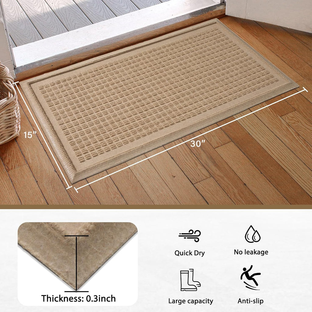 Clean Entryway | Waterproof Non-Slip Boot Tray for Shoes & Muddy Footwear